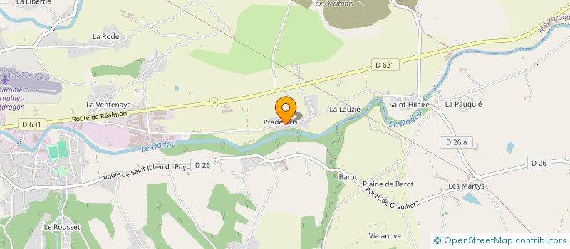 localisation de l'entreprise MADAME NATHALIE SIMON  GRAULHET