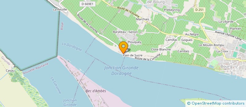 localisation de l'entreprise MADAME NATHALIE SIMON  SAINT-SEURIN-DE-BOURG