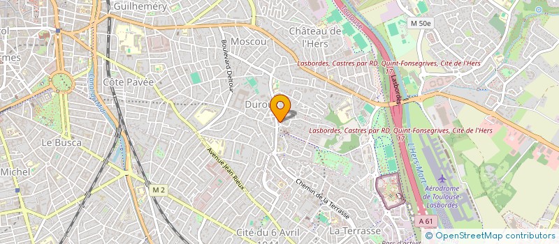 localisation de l'entreprise MADAME NATHALIE SIMORRE  TOULOUSE