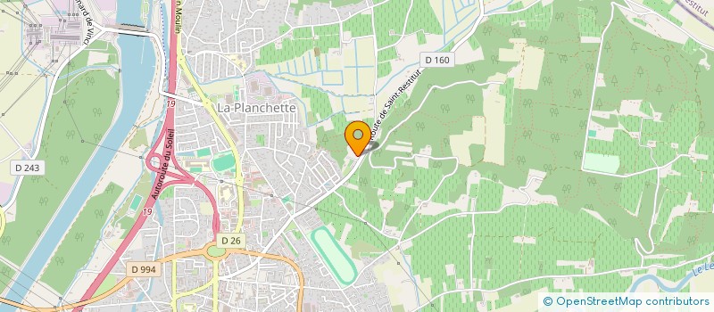 localisation de l'entreprise MADAME NATHALIE SINARD  BOLLENE