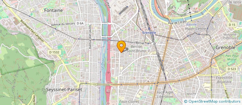 localisation de l'entreprise MADAME NATHALIE SIRETAS  GRENOBLE