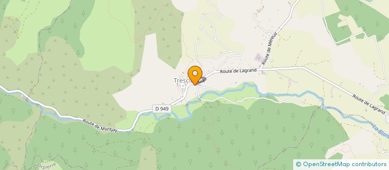 localisation de l'entreprise MADAME NATHALIE SMOLARZ  TRESCLEOUX