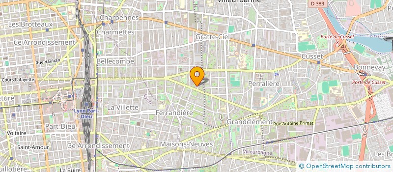 localisation de l'entreprise MADAME NATHALIE SOCCARD  VILLEURBANNE