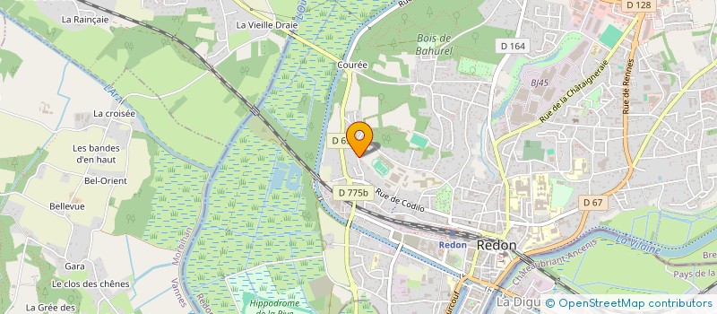 localisation de l'entreprise MADAME NATHALIE SODMON  REDON