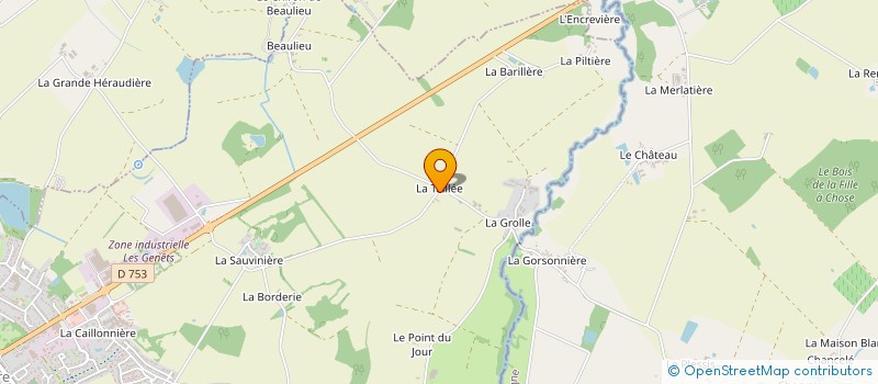 localisation de l'entreprise MADAME NATHALIE SOELS  ROCHESERVIERE