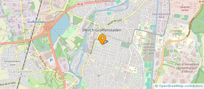 localisation de l'entreprise MADAME NATHALIE SOICHET  ILLKIRCH-GRAFFENSTADEN