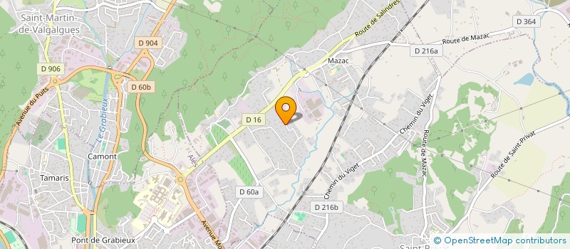 localisation de l'entreprise MADAME NATHALIE SOLELHAC  SAINT-PRIVAT-DES-VIEUX