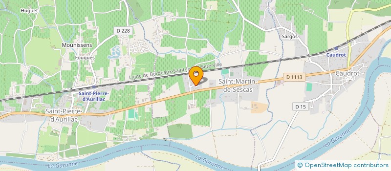 localisation de l'entreprise MADAME NATHALIE SOLIVERES  SAINT-MARTIN-DE-SESCAS