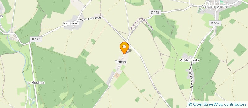 localisation de l'entreprise MADAME NATHALIE SOMERS  MONTCHEVREUIL