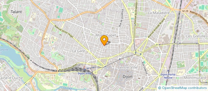 localisation de l'entreprise MADAME NATHALIE SONDEY à DIJON