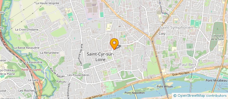 localisation de l'entreprise MADAME NATHALIE SOREL à SAINT-CYR-SUR-LOIRE