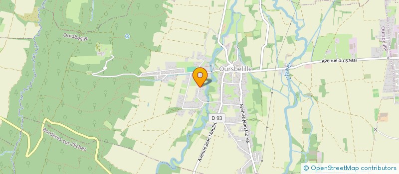 localisation de l'entreprise MADAME NATHALIE SOUCHE  OURSBELILLE