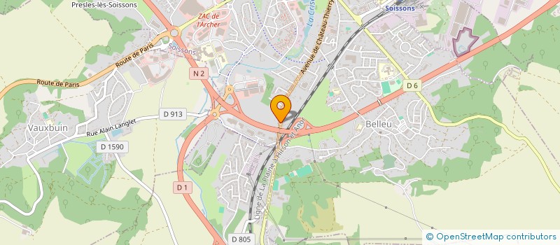 localisation de l'entreprise MADAME NATHALIE SOUVERAIN à SOISSONS