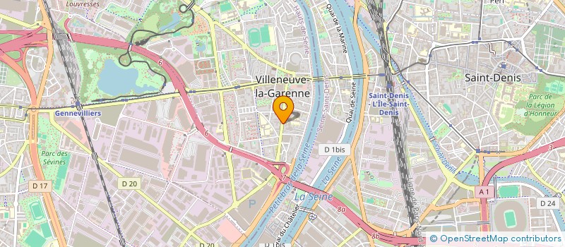 localisation de l'entreprise MADAME NATHALIE SOYE  VILLENEUVE-LA-GARENNE