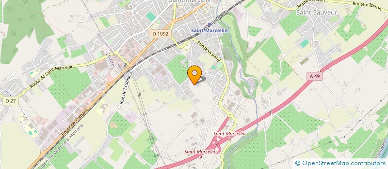 localisation de l'entreprise MADAME NATHALIE SPECHT  SAINT-MARCELLIN