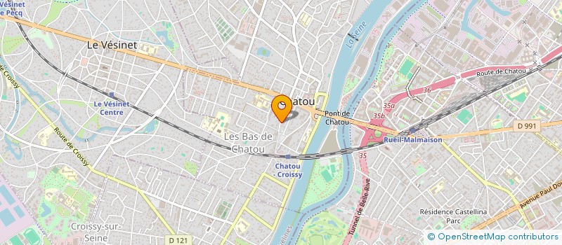 localisation de l'entreprise MADAME NATHALIE SPORTES  CHATOU