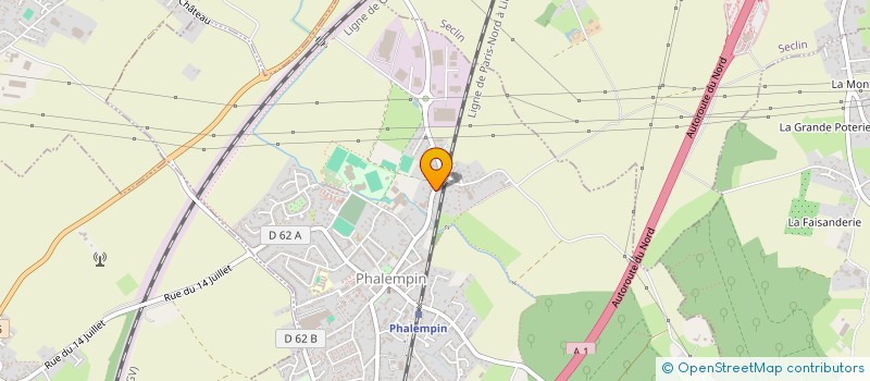 localisation de l'entreprise MADAME NATHALIE STALIN  PHALEMPIN