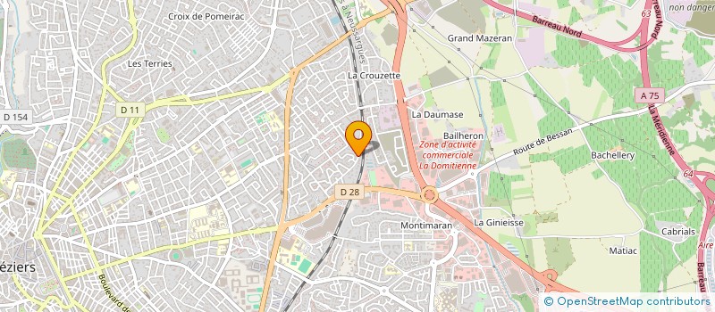 localisation de l'entreprise MADAME NATHALIE STANCEV à BEZIERS