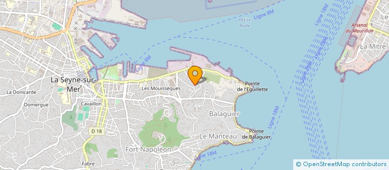 localisation de l'entreprise MADAME NATHALIE STANISAVLJEVIC à LA SEYNE-SUR-MER