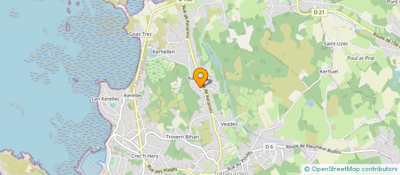 localisation de l'entreprise MADAME NATHALIE STRULLU  PLEUMEUR-BODOU