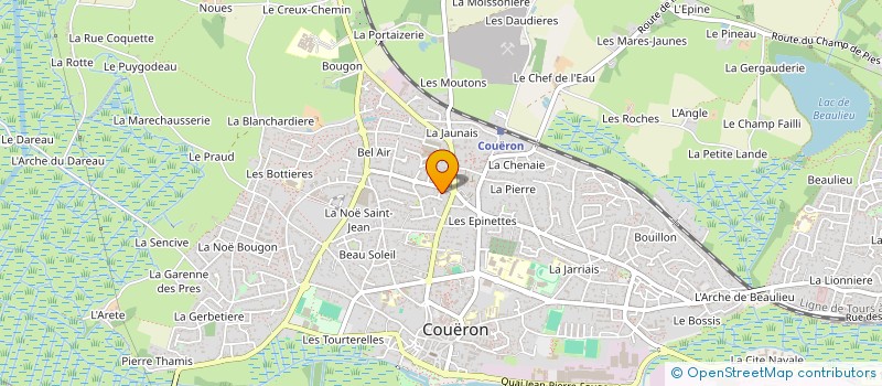 localisation de l'entreprise MADAME NATHALIE STRZELCZYK à COUERON