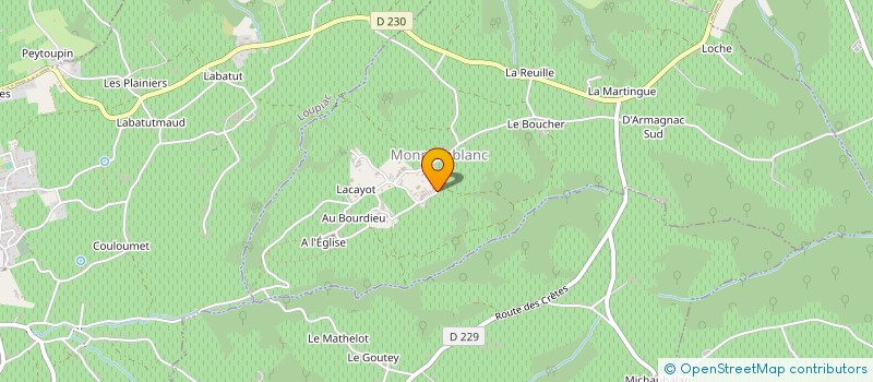 localisation de l'entreprise MADAME NATHALIE SUBRA  MONPRIMBLANC