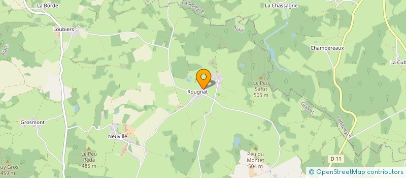 localisation de l'entreprise MADAME NATHALIE SUCHAUD à AJAIN