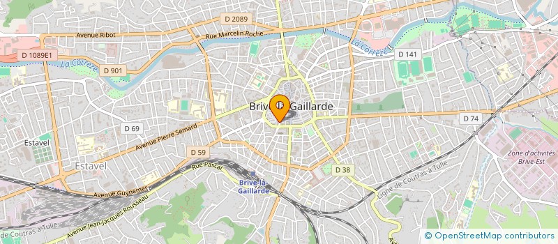 localisation de l'entreprise MADAME NATHALIE SUDRE  BRIVE-LA-GAILLARDE