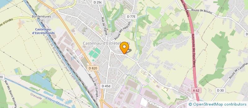 localisation de l'entreprise MADAME NATHALIE SUHUBIETTE  CASTELNAU-D'ESTRETEFONDS