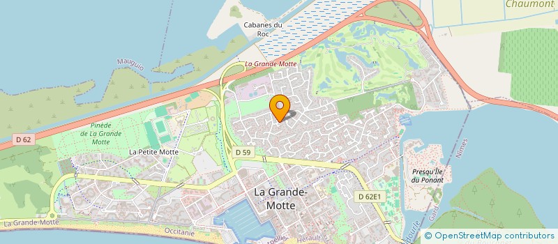 localisation de l'entreprise MADAME NATHALIE SURY à LA GRANDE-MOTTE