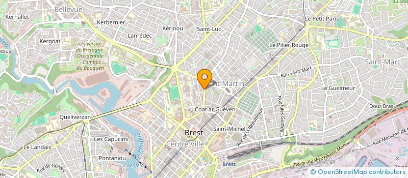 localisation de l'entreprise MADAME NATHALIE SZPAK à BREST
