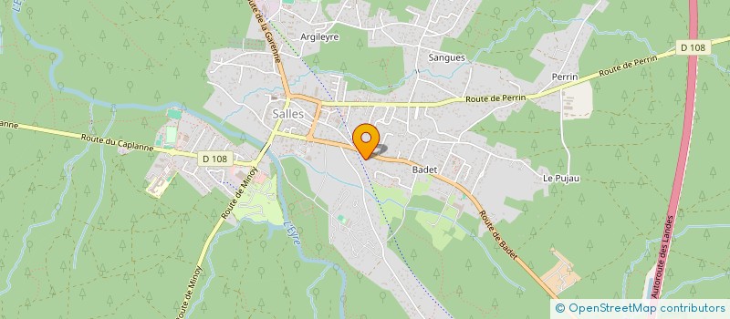 localisation de l'entreprise MADAME NATHALIE TABAUD  SALLES