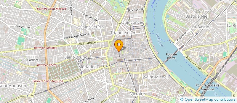 localisation de l'entreprise MADAME NATHALIE TARAVEL  BORDEAUX