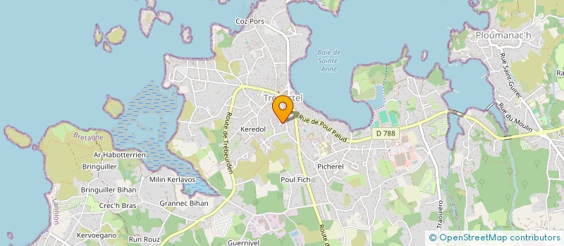 localisation de l'entreprise MADAME NATHALIE TASSEL  TREGASTEL