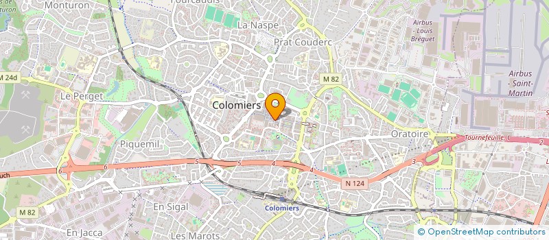 localisation de l'entreprise MADAME NATHALIE TAUGIS à COLOMIERS
