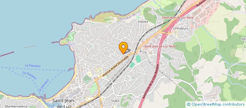 localisation de l'entreprise MADAME NATHALIE TEICH  SAINT-JEAN-DE-LUZ