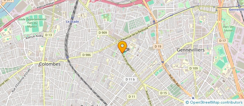localisation de l'entreprise MADAME NATHALIE TEISSEDRE à BOIS-COLOMBES