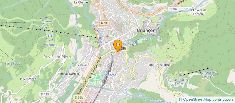 localisation de l'entreprise MADAME NATHALIE TEISSIER à BRIANCON