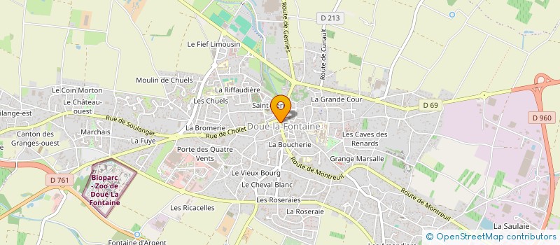 localisation de l'entreprise MADAME NATHALIE TEL  DOUE-EN-ANJOU