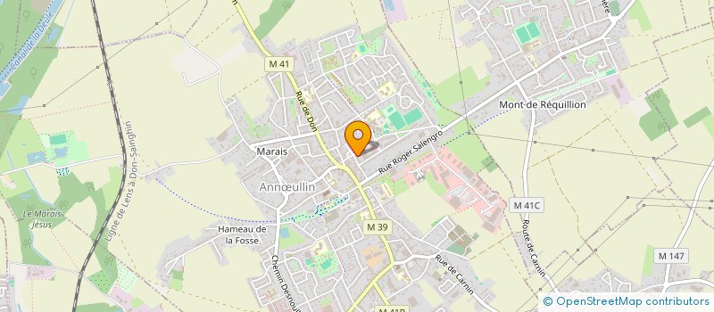 localisation de l'entreprise MADAME NATHALIE TEMPLEMENT  ANNULLIN