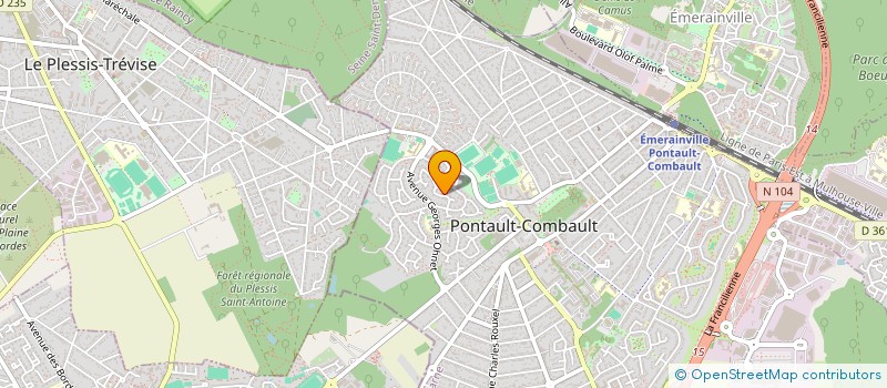 localisation de l'entreprise MADAME NATHALIE TERISSE à PONTAULT-COMBAULT