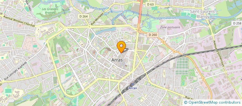 localisation de l'entreprise MADAME NATHALIE TERMEULEN à ARRAS