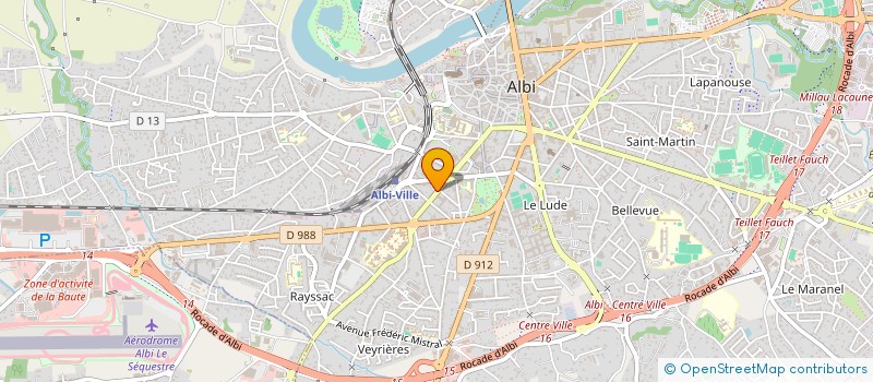 localisation de l'entreprise MADAME NATHALIE TERRES à ALBI