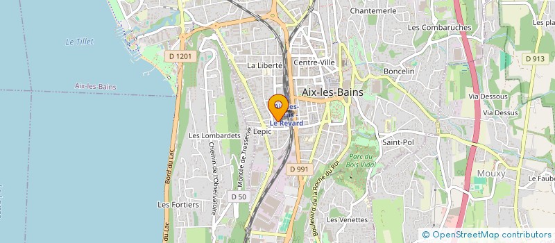 localisation de l'entreprise MADAME NATHALIE TESSIER à AIX-LES-BAINS