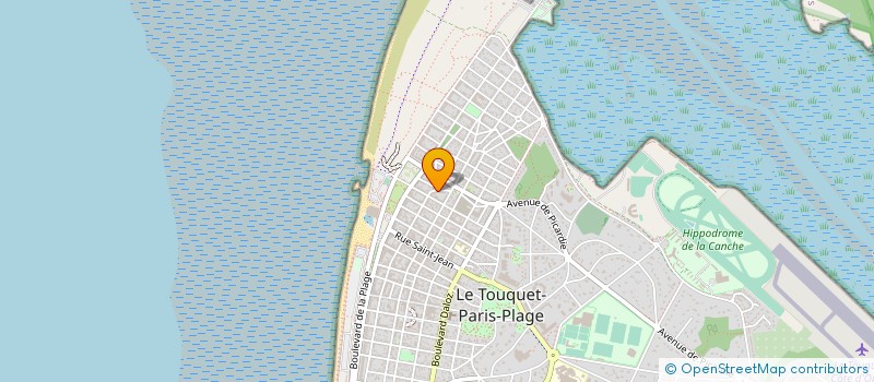 localisation de l'entreprise MADAME NATHALIE TESTU  LE TOUQUET-PARIS-PLAGE