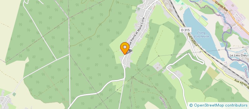 localisation de l'entreprise MADAME NATHALIE TETARD  INCHEVILLE