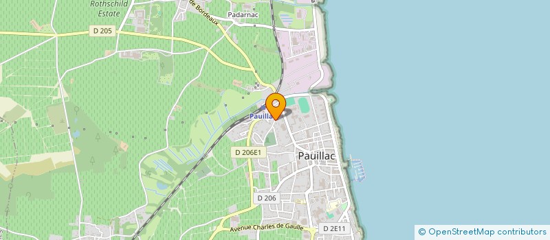 localisation de l'entreprise MADAME NATHALIE TEXIER  PAUILLAC