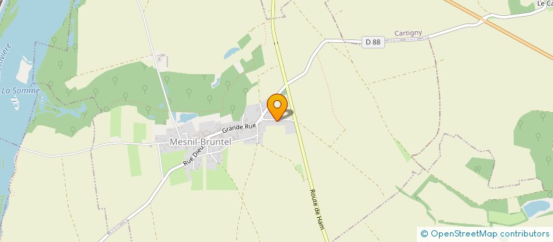 localisation de l'entreprise MADAME NATHALIE THELLIER  MESNIL-BRUNTEL