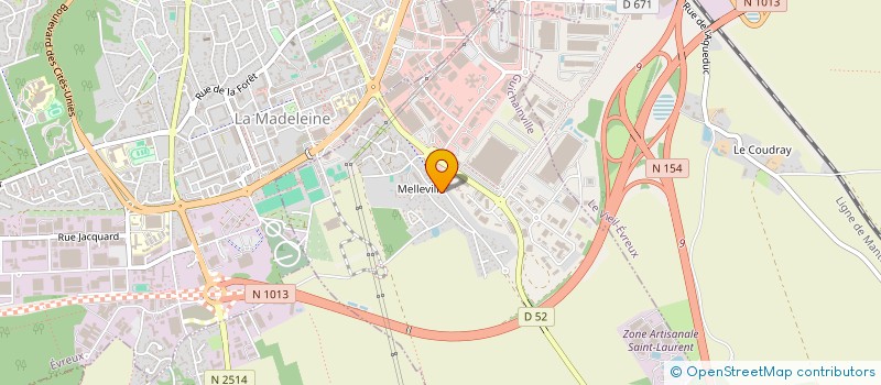 localisation de l'entreprise MADAME NATHALIE THELLIER  GUICHAINVILLE