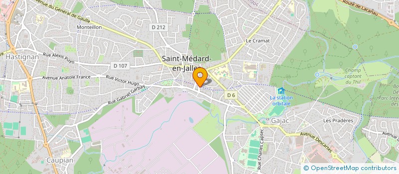 localisation de l'entreprise MADAME NATHALIE THEVENIN à SAINT-MEDARD-EN-JALLES